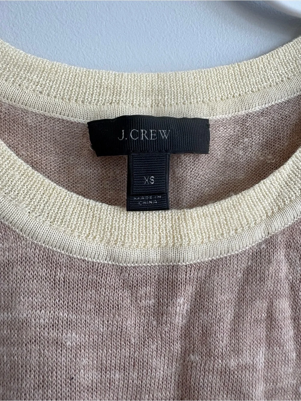 XS J. Crew Wool Blend Quarter Sleeve Long Sweater